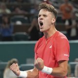Jakub Mensik défiera Djokovic en finale à Miami KEYSTONE/AP/Marta Lavandier